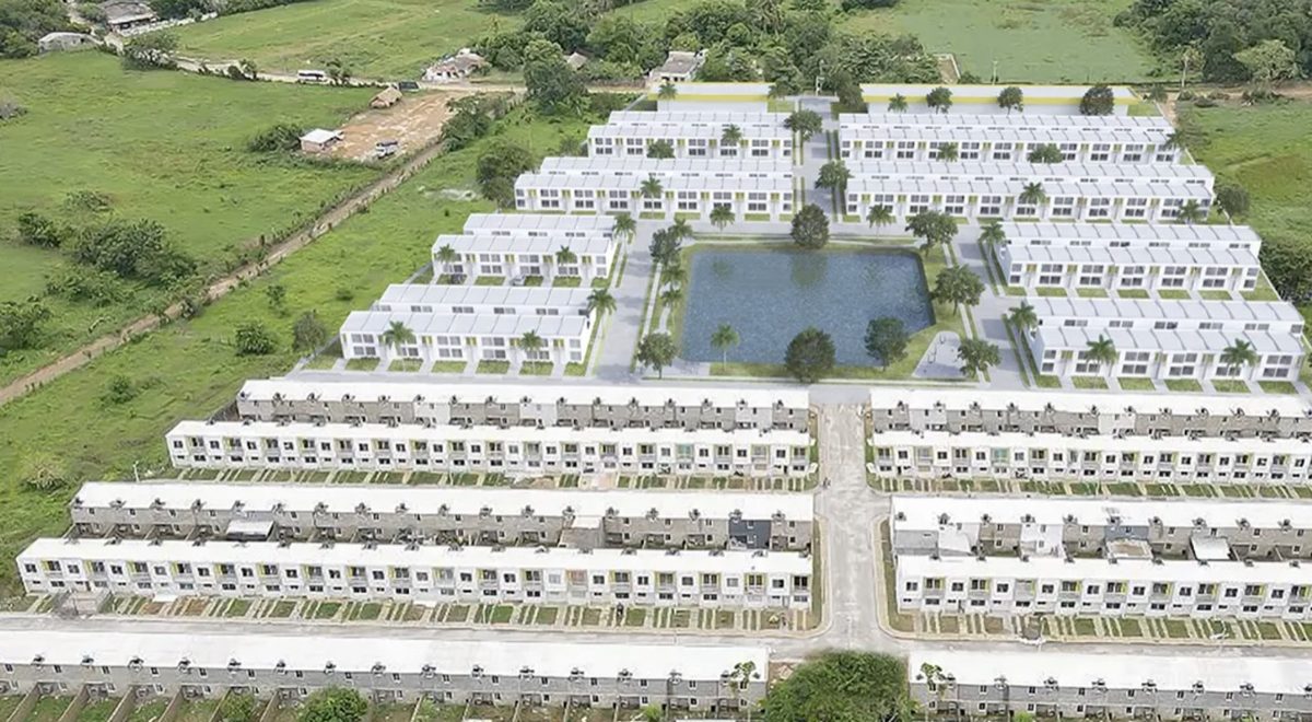 Conjunto residencial Sabana en Cereté, Córdoba, construido con bloques de concreto a la vista Tectónico